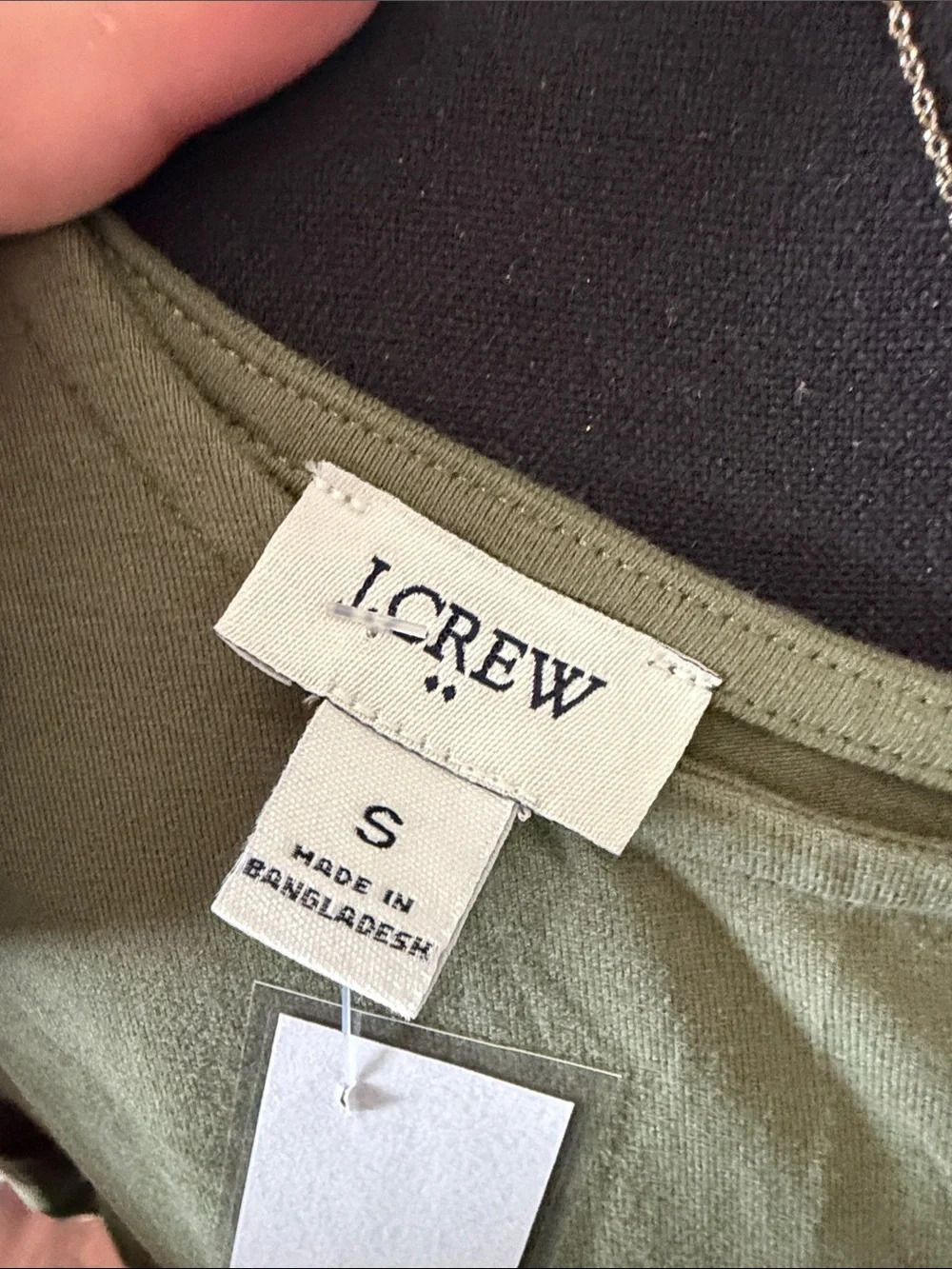 J. Crew Olive Green Puff-Sleeve Tiered Maxi Dress - Picture 2 of 5